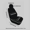 Leather Seat Covers, All Season Full Coverage Breathable Automotive Seat Protector, Airbag Compatible, for Sedans SUVs