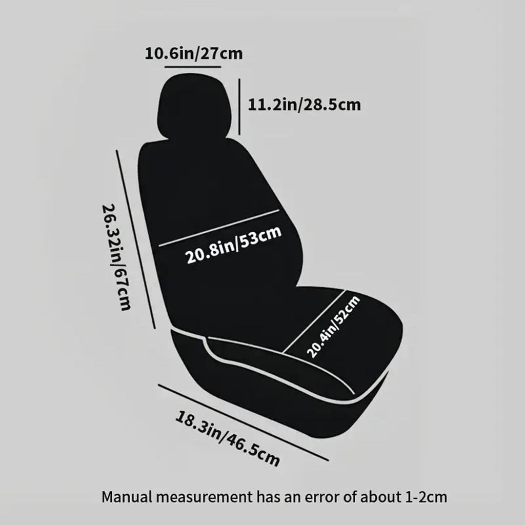 Leather Seat Covers, All Season Full Coverage Breathable Automotive Seat Protector, Airbag Compatible, for Sedans SUVs