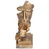 Keep Silence Statue Interesting Unique Appearance Fine Workmanship Vivid Beautiful Thinker Statue