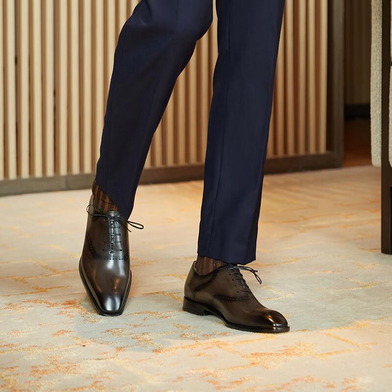 THOM WILLS Men s Genuine Leather Business Oxford Shoes US 6.5