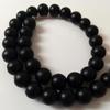 Natural Stone Gemstone Black Frosted Opal Stone Beads Natural Bead for Making Jewelry