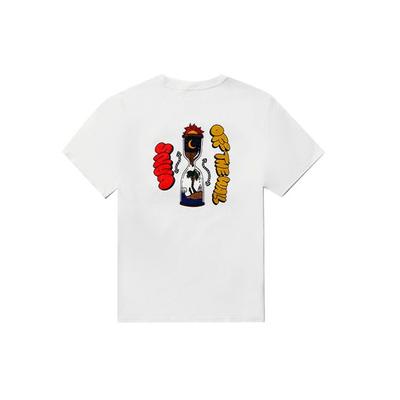 Vans X Chocore Collaboration Drift Bottle Illustration Cartoon Round Neck Short Sleeve T-Shirt Unisex Tops White VN0A5H5CWHT