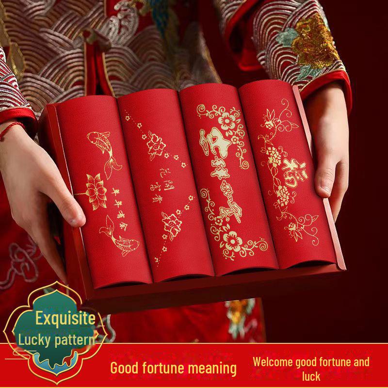 Zodiac Year Women's High Waist Red Cotton Antibacterial Breathable Briefs