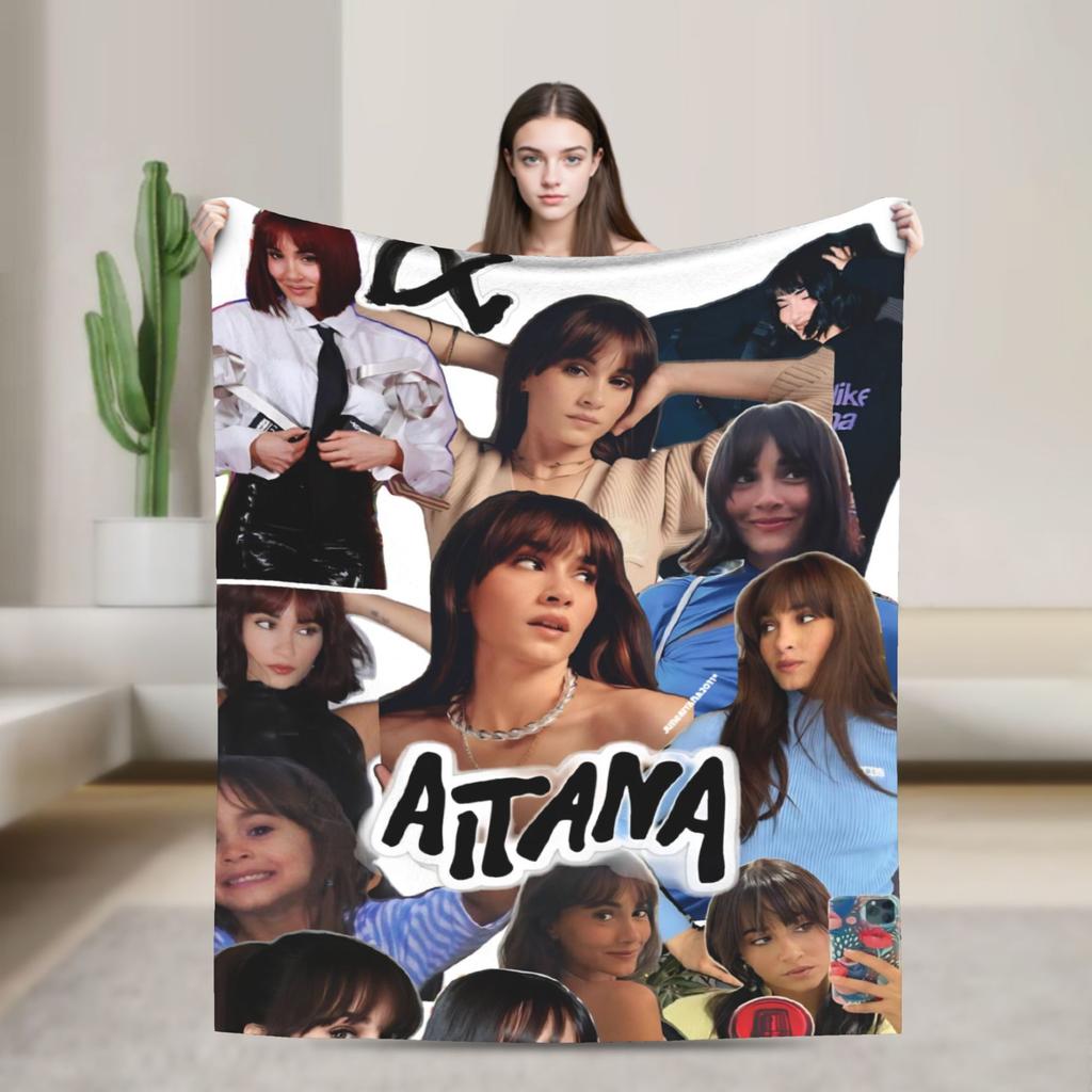 Aitana Throw Blanket for Couch  Soft Cozy Plush Blanket 50x60 Inches Multiple Sizes Bedspreads for All Seasons