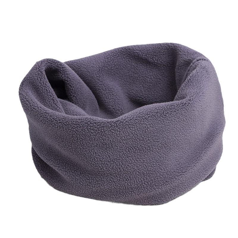Autumn and Winter Rocking Velvet Neck Scarf, Outdoor Men's and Women's Multifunctional Neck Scarf, Cycling Fleece Warm Windproof Pullover Neck Scarf