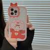 Pink Pig 2 In 1 Protector Capa Shockproof Shell For Iphone 11 12 Promax 14promax Plus 14 13 Pro Max Cute Girl Cartoon Phone Case