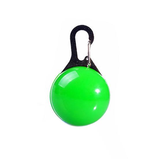 Round LED Luminous Pet Dog Puppy Cat Safety Night Walking Collar Pendant Light