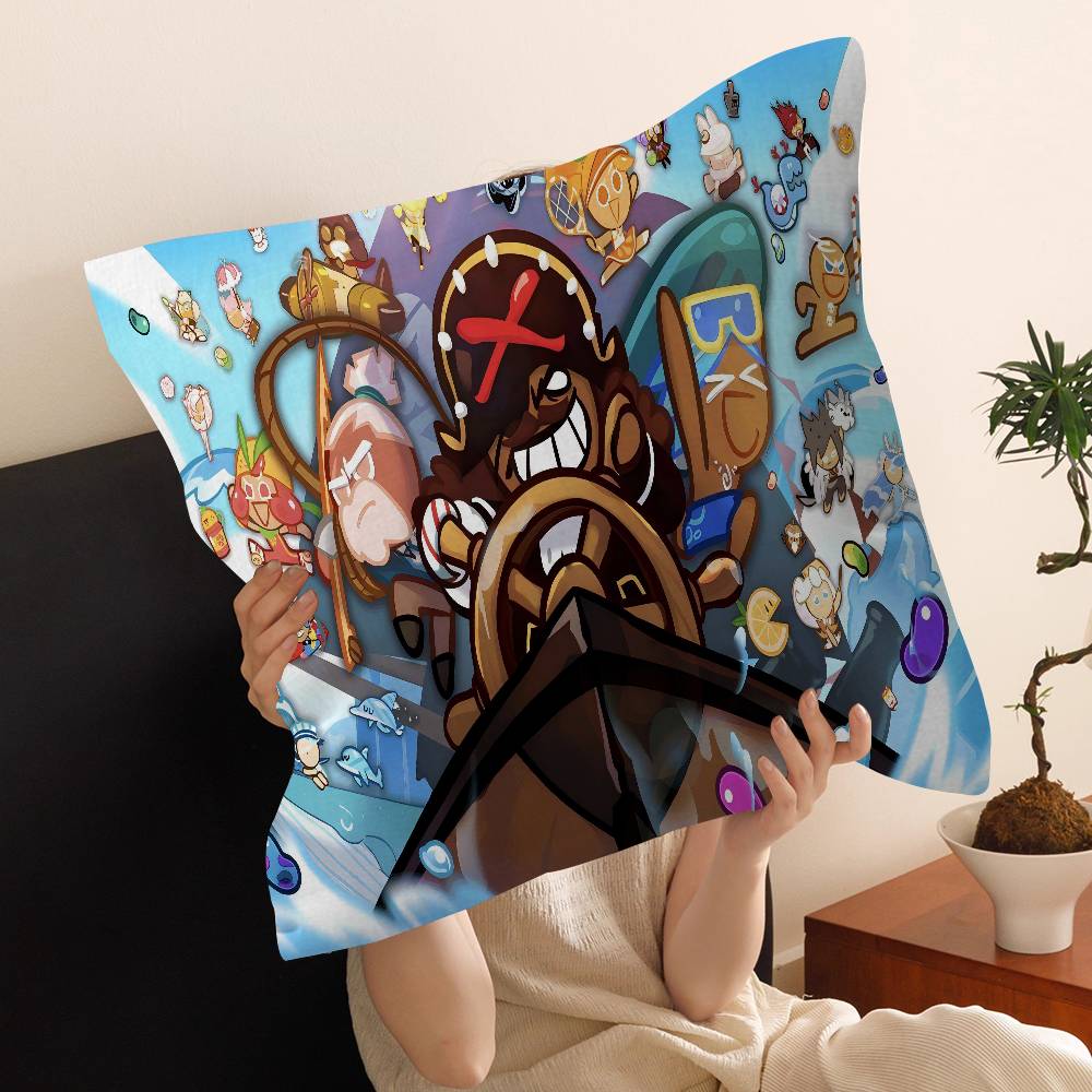 

Game C-Cookie run K-ingdom Pillow Gift Home Office Decoration Pillow Bedroom Sofa Car Cushion CoverPillow Case 30cmx30cm