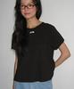 RONRON Dot Ringer Puff T Shirt Black