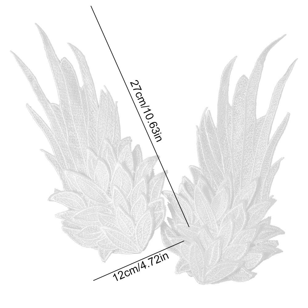 Fairy Feather Embroidery Edge Clip Cosplay Lolita Hair Clip Hair Accessories Wing Headdress  Girl
