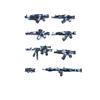 25/50/100ks Vojenské zbraně SWAT Zbraň Dělo Voják Armáda Policejní klobouk Stavebnice Figurka Příslušenství Modelové kostky DIY Hračka