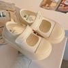 Thick Sole Height Increase 22 New Summer Breathable Muffin Shoes Big Head Mary Jane Casual Board Shoes