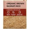 Organic Tattva, Organic Brown Basmati Rice 1 KG | Source of Protein | Naturally Gluten Free | Pesticide and Chemical Free| Pack of 2