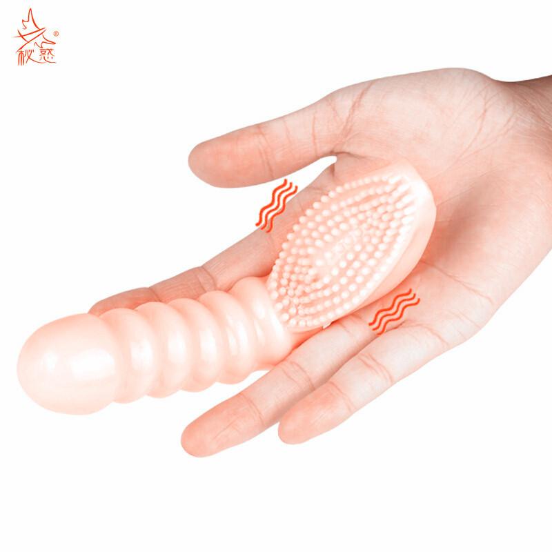 Intimate Products Vibration Flirting G Spot Finger Vibrator Clitoris Stimulator Brush Vibrating Finger Sleeve Sex Toys For Woman