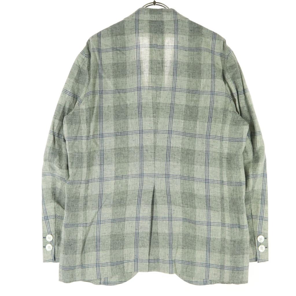 FEEL EASY Made In Japan Check Pattern Long Sleeve Tailored Jacket L Men's Used
