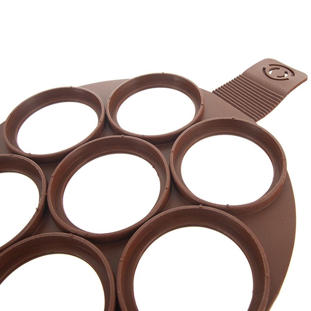 Silicone 7-Cup Egg and Pancake Mold SILLINIE 24cm
