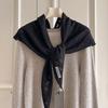 Korean Retro Hollow Triangle Shawl For Women In Autumn And Winter Fashionable Neck Protection Neck Knitted Scarf With Wool Scarf
