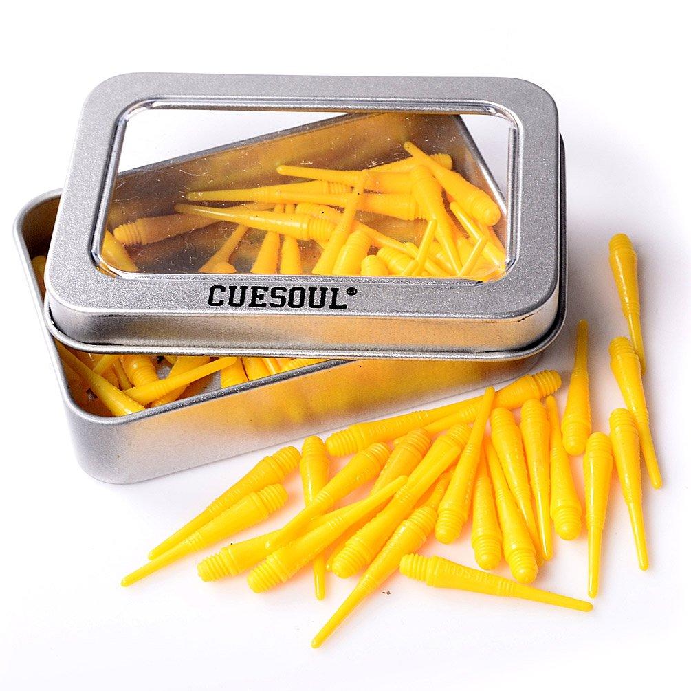 CUESOUL 2BA Soft Tip Dart Points (100 pieces) (CSSTP006 - Yellow)