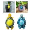 Pflanztopfaufhänger Pflanzgefäß Meeresschildkrötenfigur Kunst Dekorative Hängestatue Umarmung Pflanztopfskulptur für Gartenzaun Terrasse