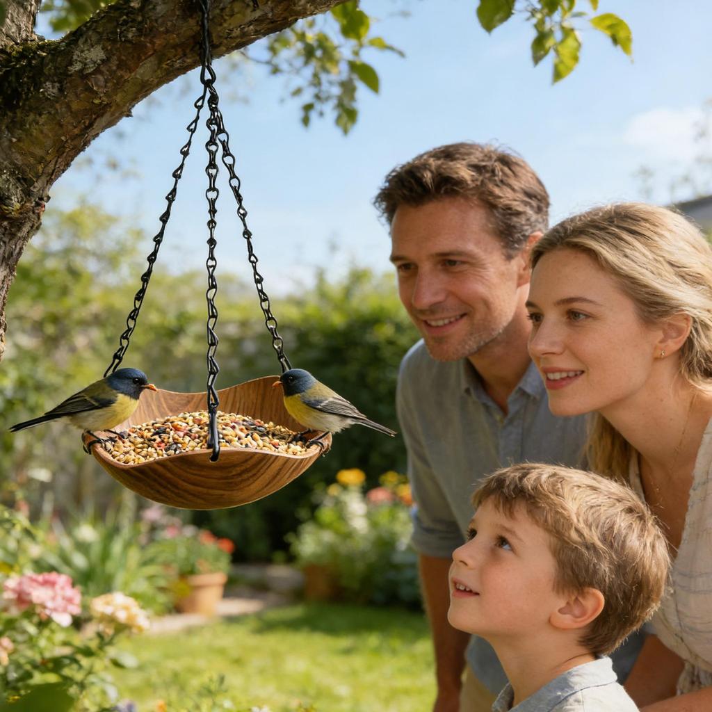 Garden Bird Bath, Vintage Decorative Birdbath Water Bowl, Bird Water Feeder Tray for Park, Deck, Yard, Porch, Courtyard, Balcony