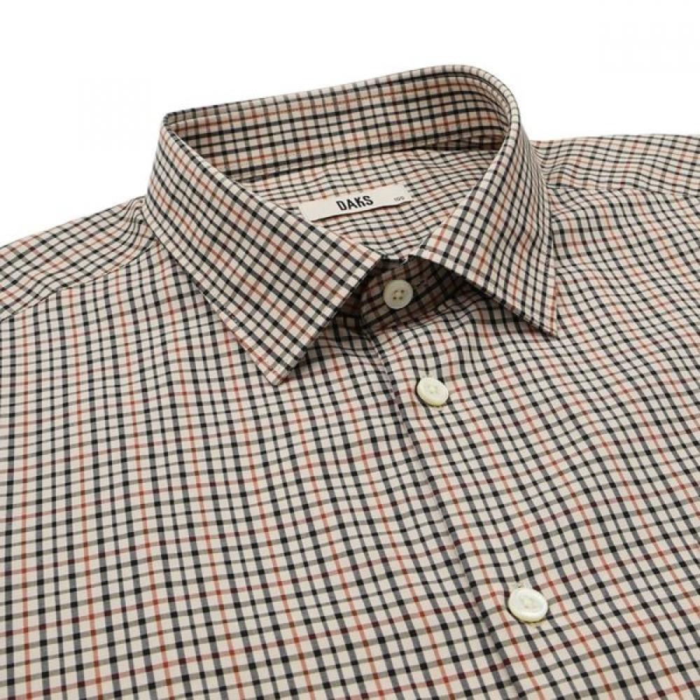 Daks Men S eaSy Care Cotton Blend Small Check Regular Fit Shirt dma1Shcl141i1