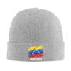Venezuela Flag Venezuelan Beanie Hats  Knitting Hat Adult Unisex Vintage Head Wrap Caps Winter Hippie Design Bonnet Hats
