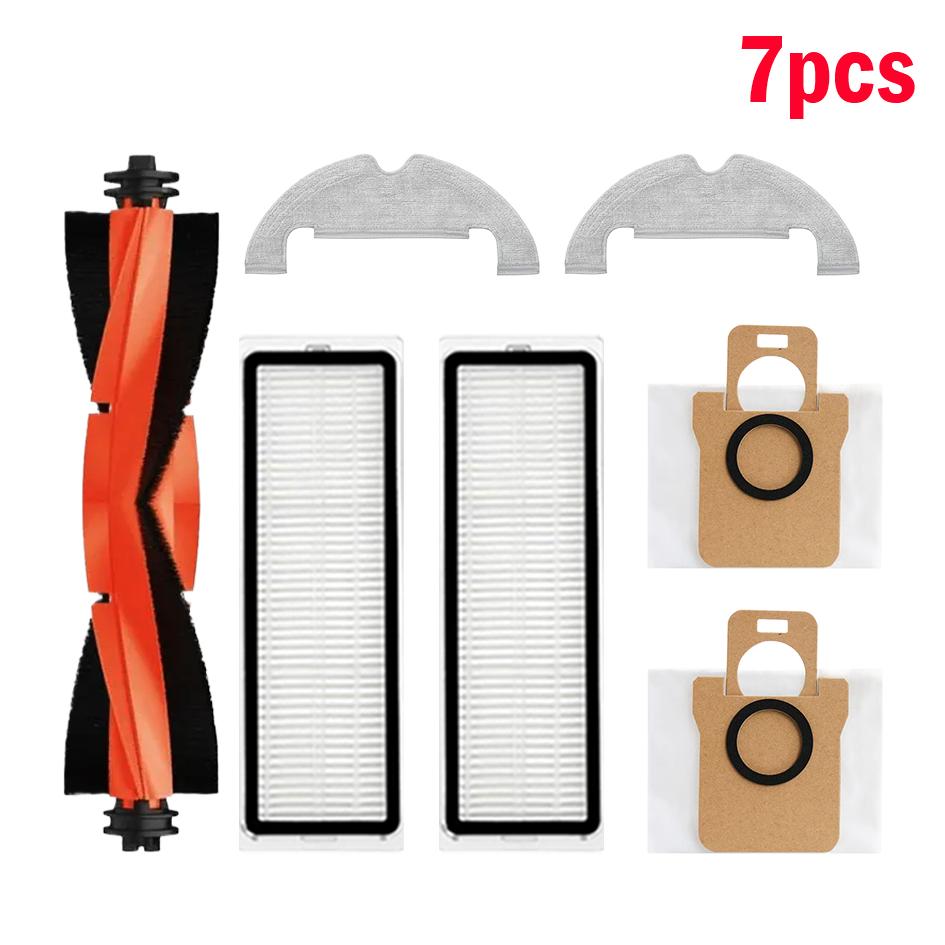 Pour Xiaomi Robot Aspirateur X10 Pièces de Rechange Brosse Principale Latérale Filtre Hepa Chiffon de Lavage Sac à poussière Accessoires