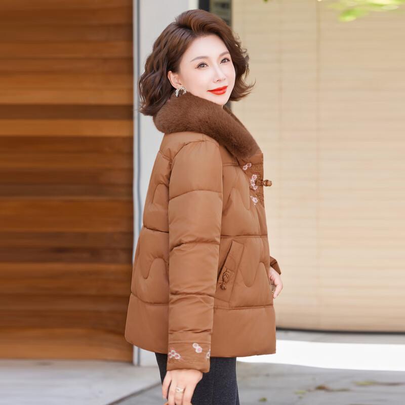 Yalu Women's Padded Winter Jacket for Mid-Aged Women