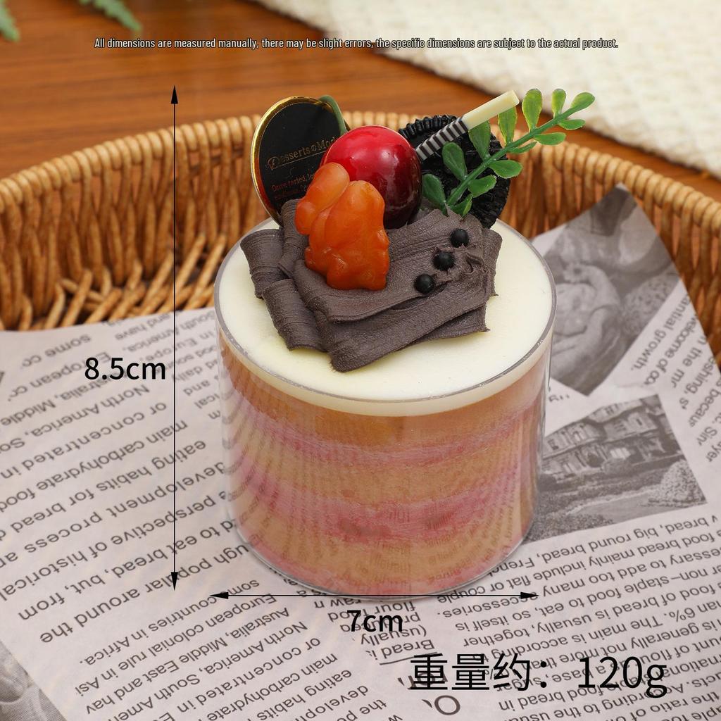 Simulation Fruit Cream Cake Model - Dessert Display Ornament