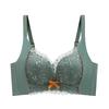 Green Lace Wireless Bra With Adjustable Straps