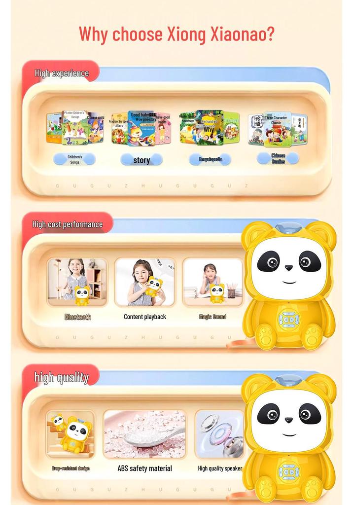Individuelle KI-Frühbildungs-Geschichtenmaschine für Babys 0-6 Jahre - Interaktiver Sprachbegleiter & Pädagogisches Spielzeug Geschenk