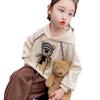 Girls Spring Autumn Fashionable Hoodie Two Piece Set Stylish Casual Sports Suit Baby Long Pants Top