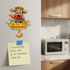 Cartoon 3D Refrigerator Magnets Traditional Lucky Magnetic Sticker  Refrigerator Decoration