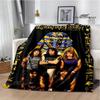 Rock Band I-Iron M-Maiden Printed Blanket Kids Warm Blankets Flannel Soft and Comfortable Blanket Bed Linings Birthday Gift