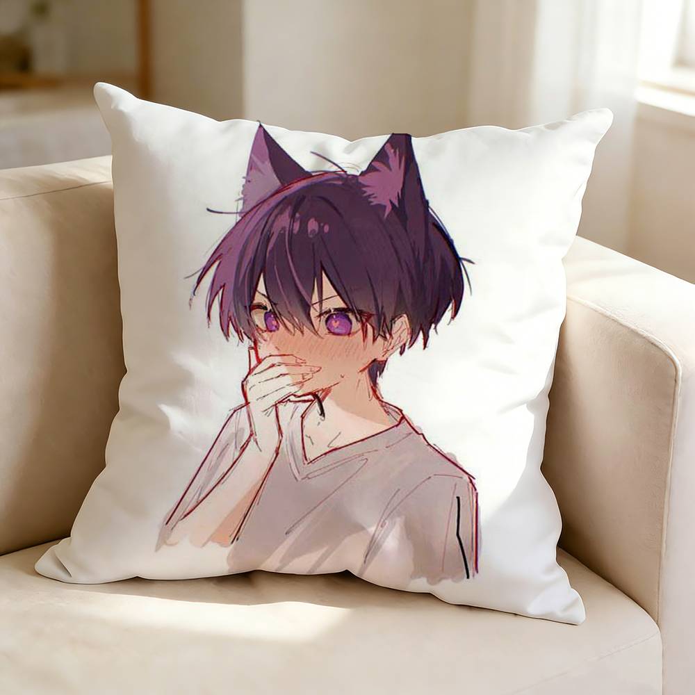 SShikimoris Not Just a Cutie IIzumi Yuu  Square DoubleSided printed Pillow Case Bedroom Bedside Pillow Sofa Cushion Cover