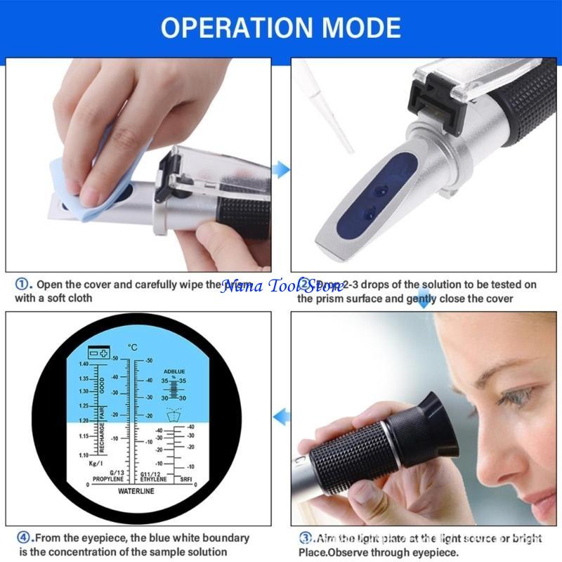 31GJ Refractometer Developed for Measuring Coolant Point and Electrolytic Specific Weight