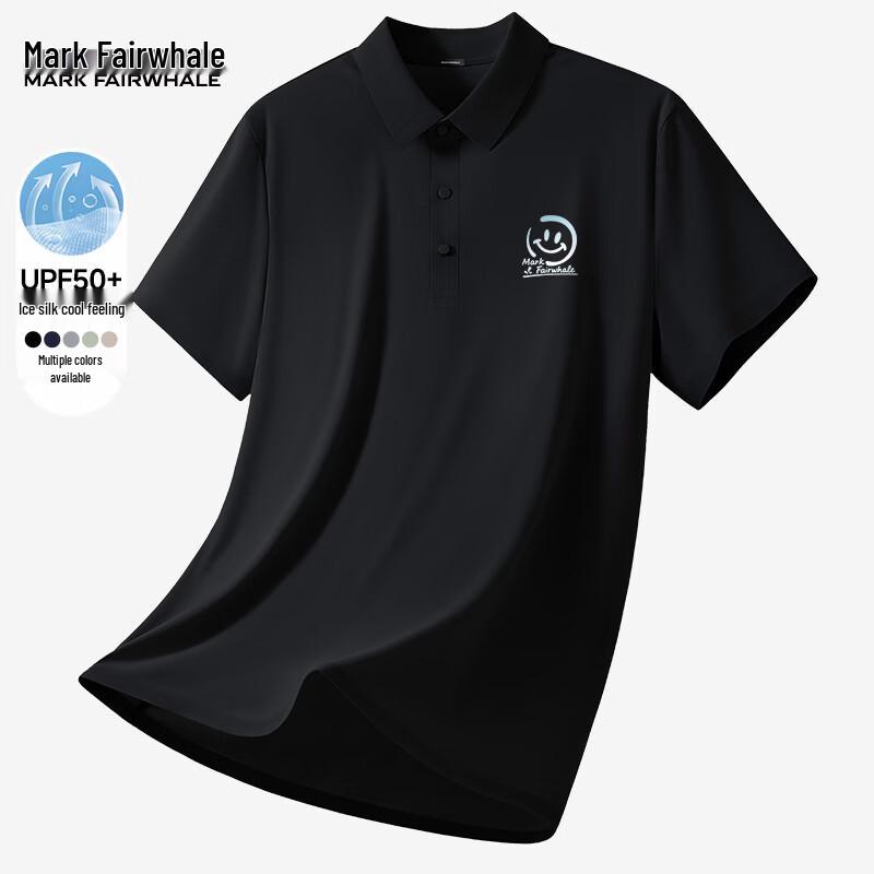 

Mark Fairwhale Men s Ice Silk Quick-Dry Polo Shirt L