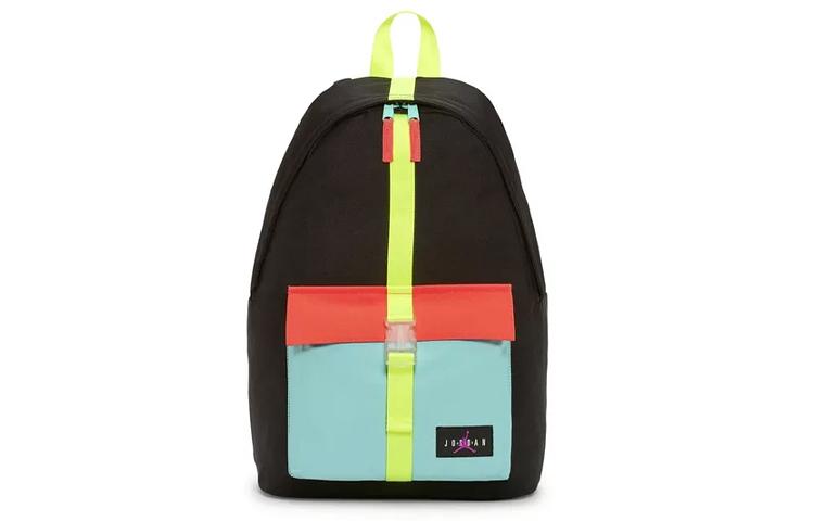 Jordan Men's Black Polyester Backpack Basketball Bag Unisex /Multicolor Color