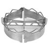 Stainless Steel Gas Stove Wind Shield Gas Stove Windproof Ring Outdoor Camping Equipment