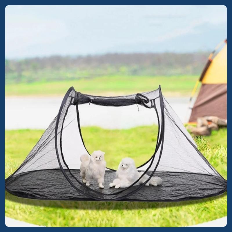 Katzenzelt Outdoor Haustiergehege Zelt Geeignet für Katzen und Kleintiere Indoor Spielgehege Tragbares Bewegungszelt Mit Tragetasche
