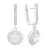 Silver Earrings with Cubic Zirkonia (2207573)