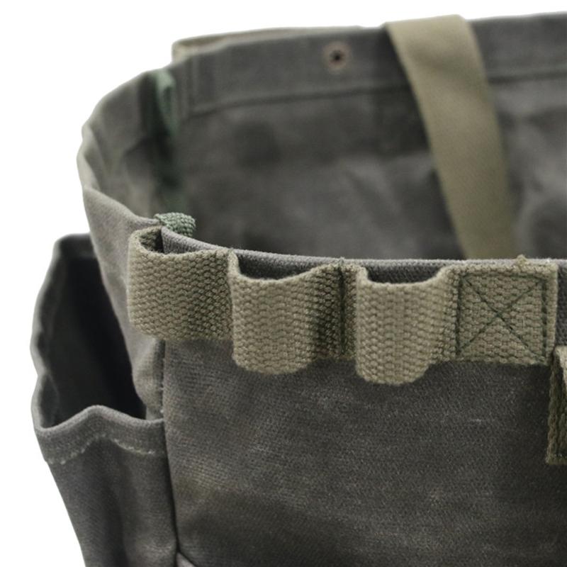 Borsa Portaoggetti in Tela Pesante per Cucina all'Aperto Campeggio Pentole Grande Capacità Impermeabile con Comoda Maniglia per il Trasporto