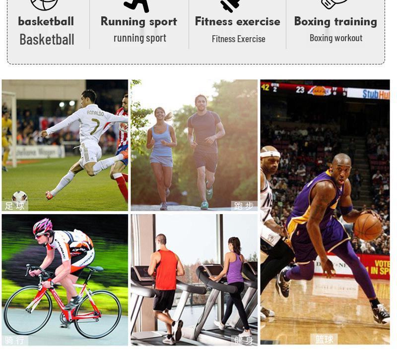 Men's Sports Basketball Sweats - High-Elasticity, Sweat-Wicking, 7-Point Compression Pants