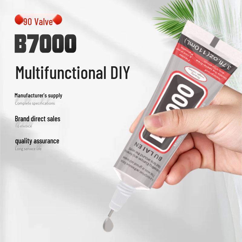 B7000 Needle-Applicator Adhesive for Mobile Screens, Jewelry, DIY Rhinestone Stickers, Transparent & Strong Glue