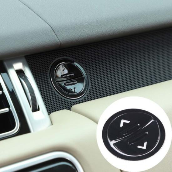 Gloss Black Glove Box Switch Button Steel Trim For Range Rover Vogue 2013-