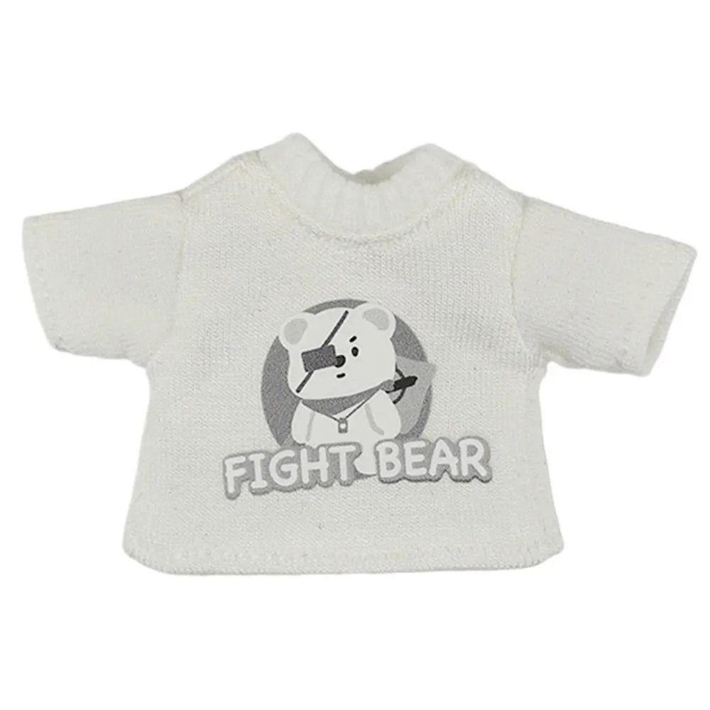 Cartoon Bear OB11 Doll Pants with Pockets Dolls Clothes Fashion 1/12 Doll T-shirt  Doll Accessories