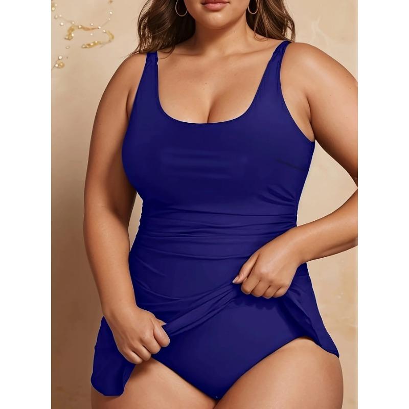 Tankini Plus Size Swimsuit Woman 2025 Sexy Bikini Big Size Swimwear Women One-Piece Swimming Suit Beach Wear Bath Suits Monokini