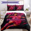 Messi 292 Personalizza il tuo nome Set Biancheria da Letto Copripiumino Traspirante con Federe Decorazione per la Casa Regalo di Compleanno