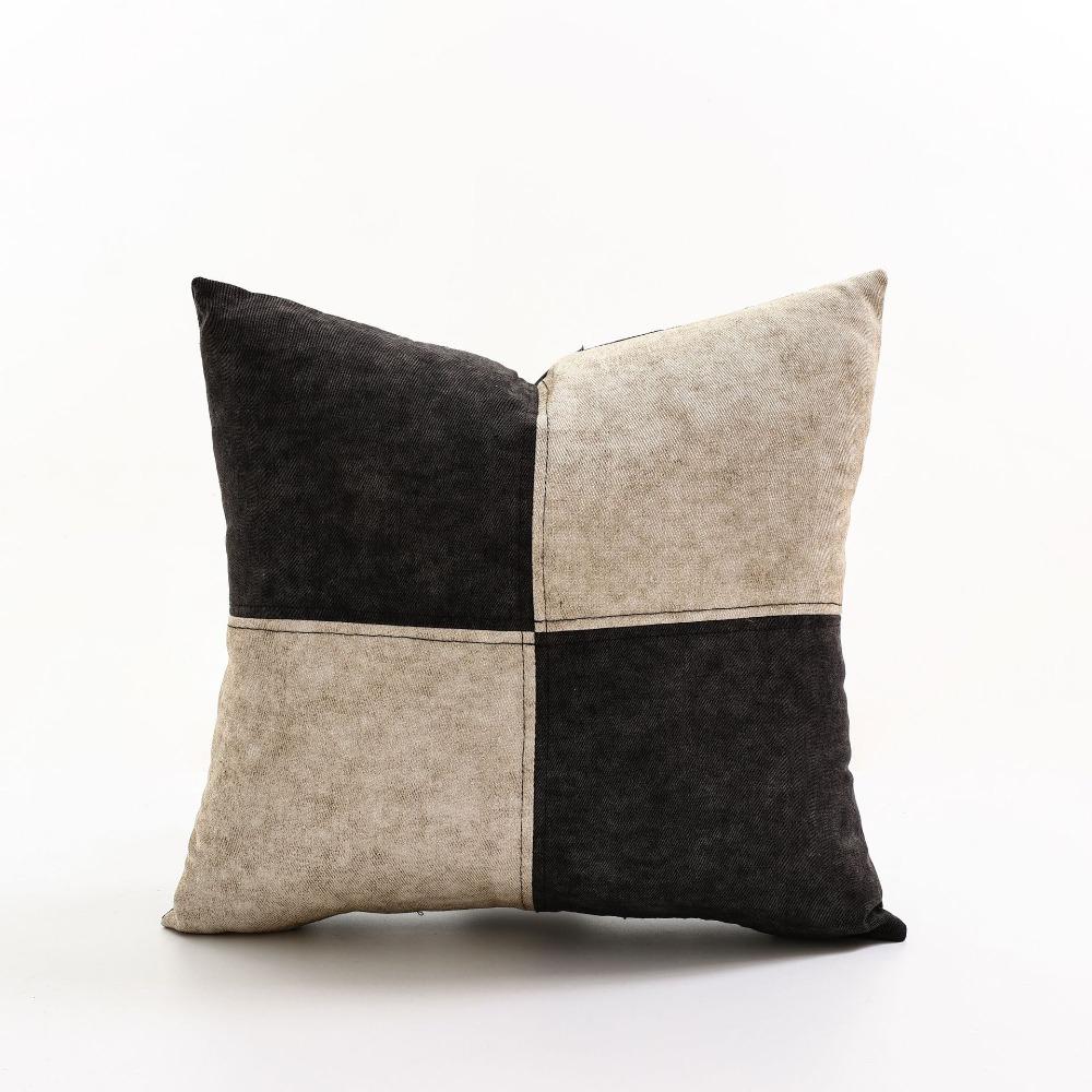 

INS Style Throw Pillowcover 45CM Cushion Cover Soft Denim Throw Cushion Sofa/Bed Style 7