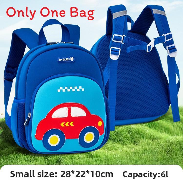 Kids School Backpack With Butterfly And Car Prints For Boys And Girls Made Of Lightweight Breathable Nylon